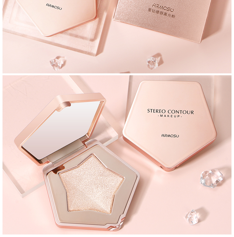 contour powder in star-shaped box