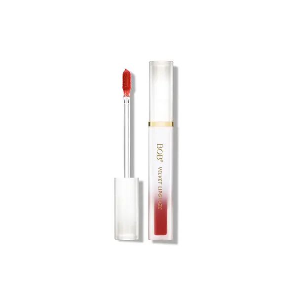 a liquid lipstick with white tube