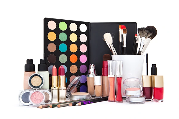 different types of makeup products