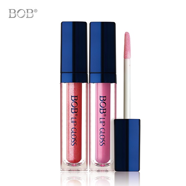 two pink color lip gloss
