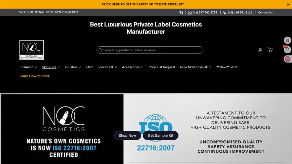 Best Private Label Highlighter Manufacturer-Nature's Own Cosmetics