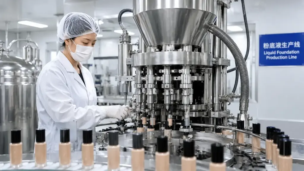 Liquid Foundation Manufacturing Process Step by Step