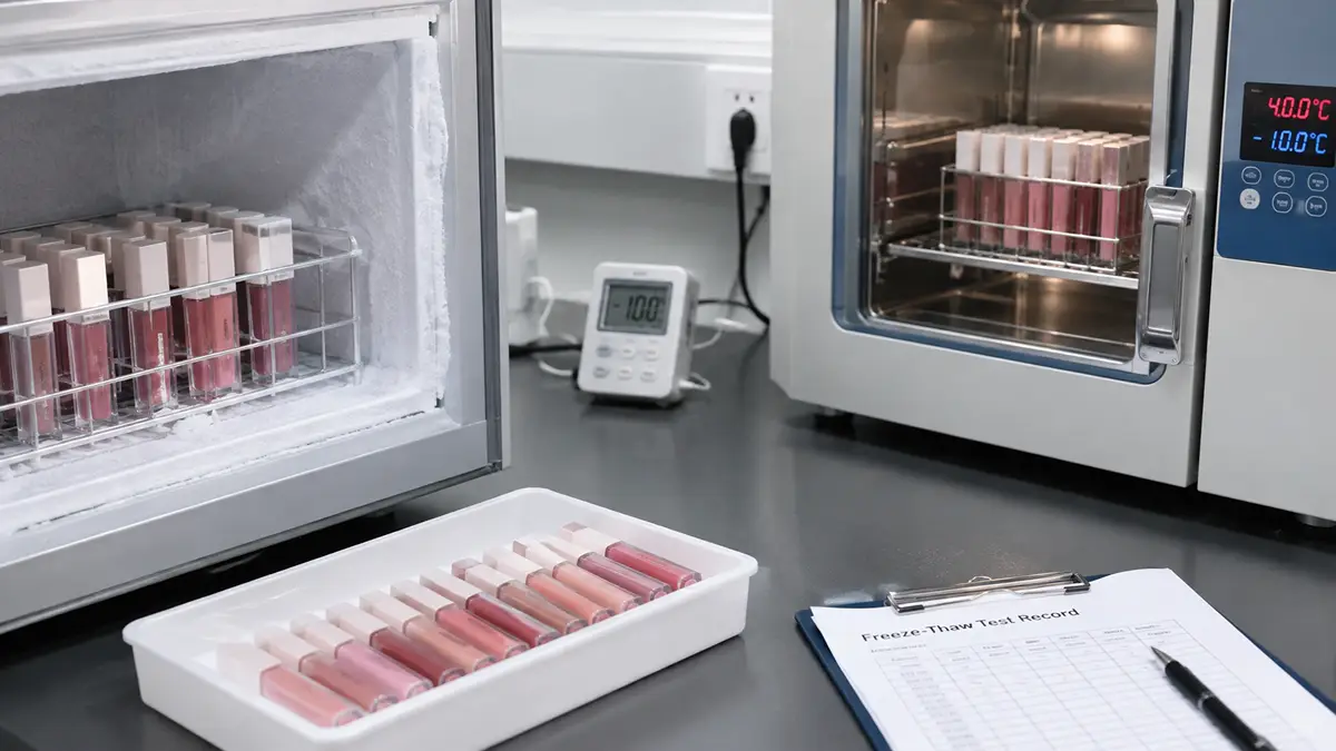 Lip Gloss Stability Testing1 Lip Gloss Stability Testing1